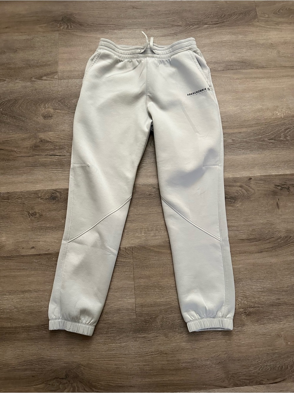 Abercrombie & Fitch YPB Big Kid Boys Neoknit Light Gray Jogger Sweatpants 17-18